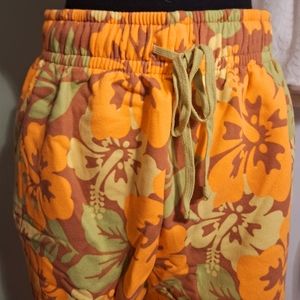 Women's shorts, size XL. Color orange and green hues. Wild Fable Brand. K.
